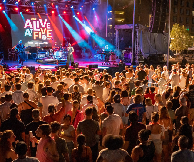 SPECTACULAR LINE-UP FOR THE 2023 ALIVE AT FIVE CONCERT SERIES! SPECTACULAR LINE-UP FOR THE 2023 ALIVE AT FIVE CONCERT SERIES!